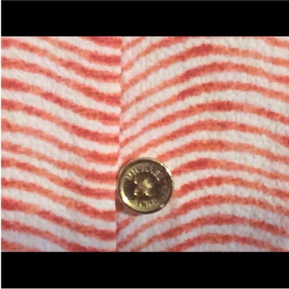 MICHAEL Michael KORS Button Down Short Sleeve FRONT Tie V-Neck SHIRT Size LARGE - Picture 4 of 10